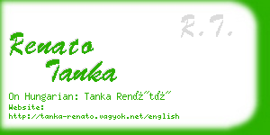 renato tanka business card